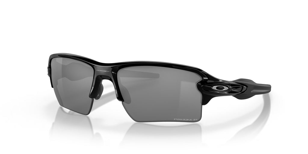 Oakley  Polished Black Rectangular Sunglasses