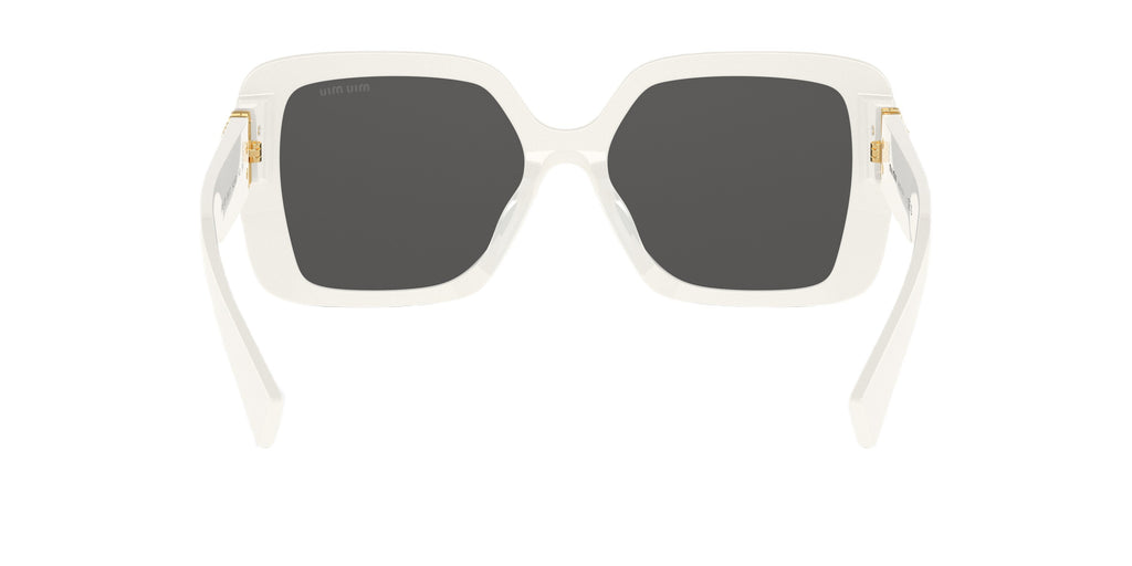 Miu Miu 0MU 10YS 1425S0 White Square Sunglasses