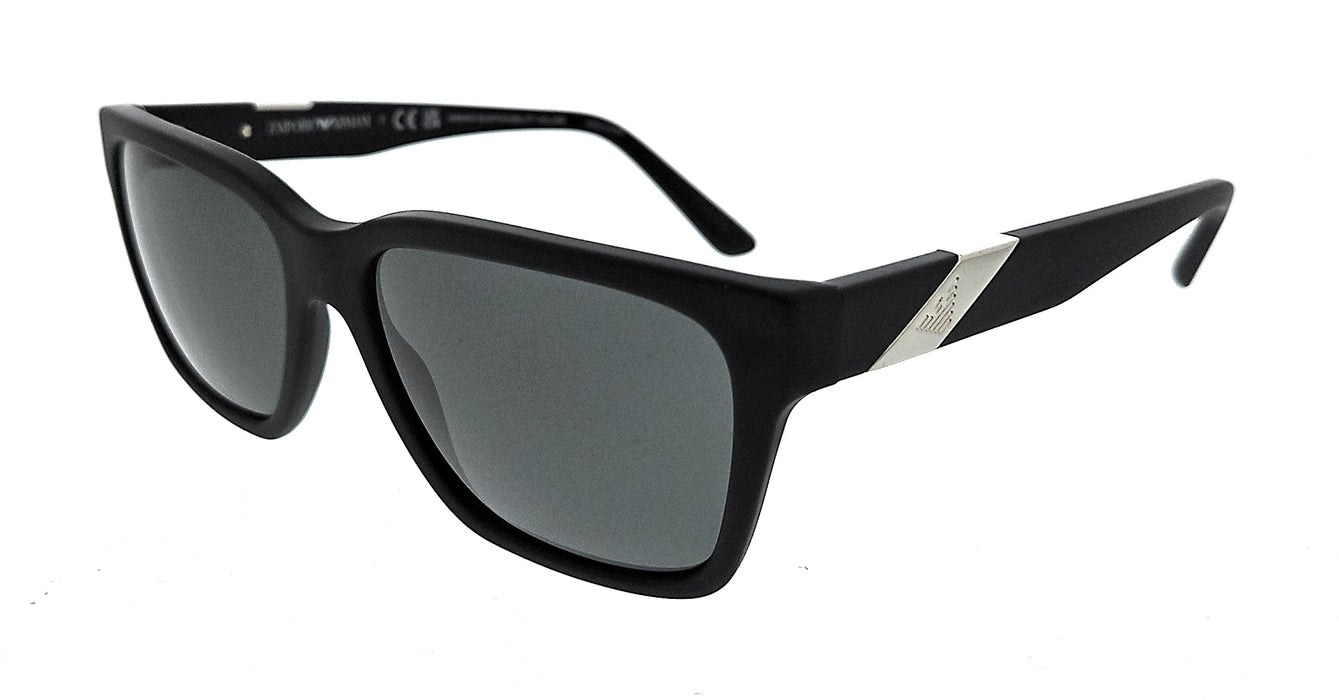 Emporio Armani 0EA4177 589887 Black Square Sunglasses