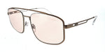 Emporio Armani 0EA2139 3004/5 Matte Silver Aviator Sunglasses