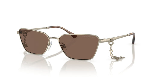 Emporio Armani 0EA2141 301373 Shiny pale gold Pillow Sunglasses