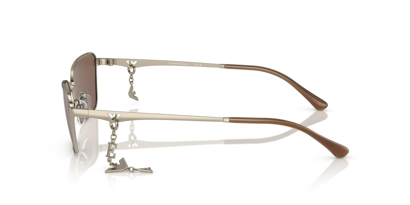 Emporio Armani 0EA2141 301373 Shiny pale gold Pillow Sunglasses
