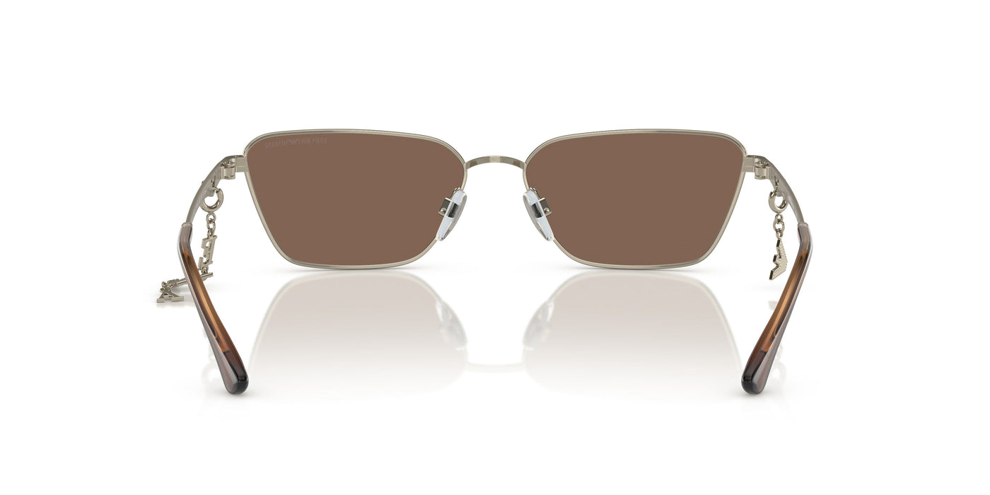 Emporio Armani 0EA2141 301373 Shiny pale gold Pillow Sunglasses