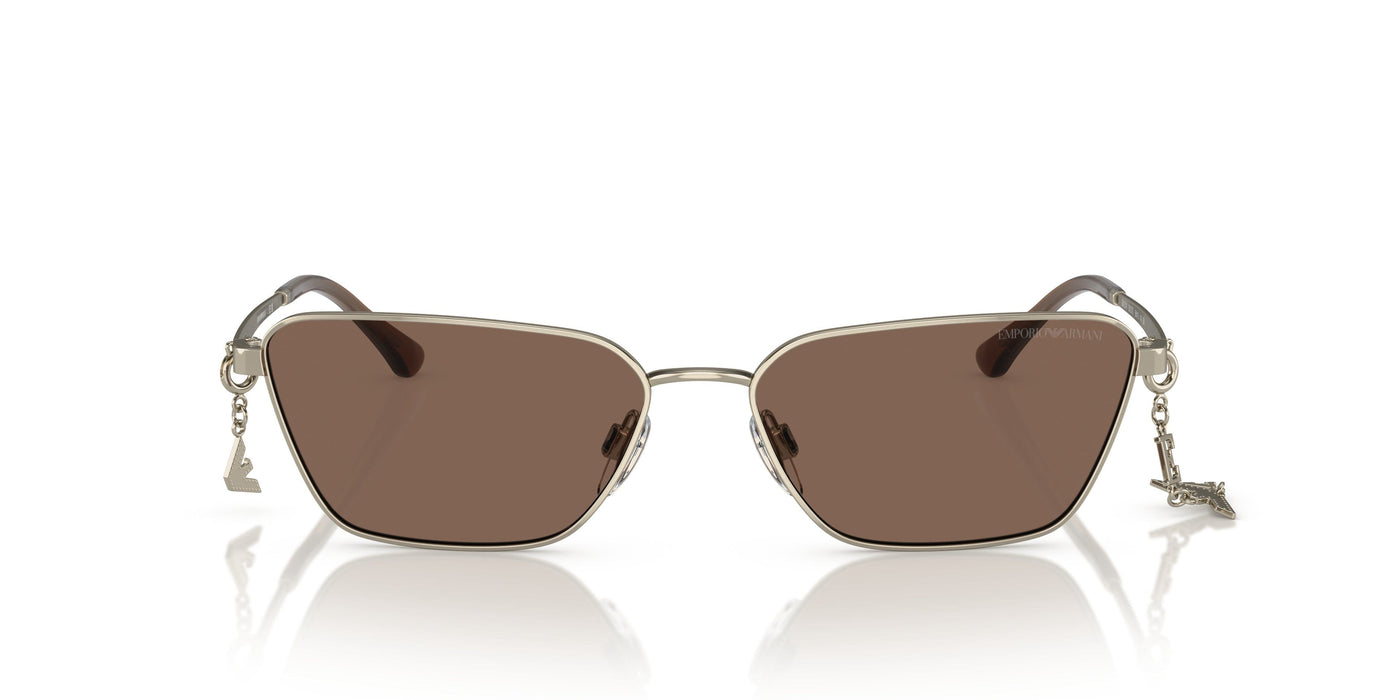 Emporio Armani 0EA2141 301373 Shiny pale gold Pillow Sunglasses