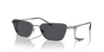 Emporio Armani 0EA2141 301087 Shiny gunmetal Pillow Sunglasses