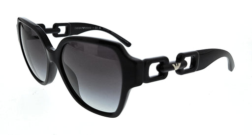 Emporio Armani 0EA4202 50178G Shiny Black Square Sunglasses