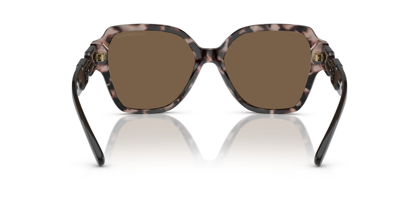 Emporio Armani 0EA4202 541073 Shiny pink havana Square Sunglasses
