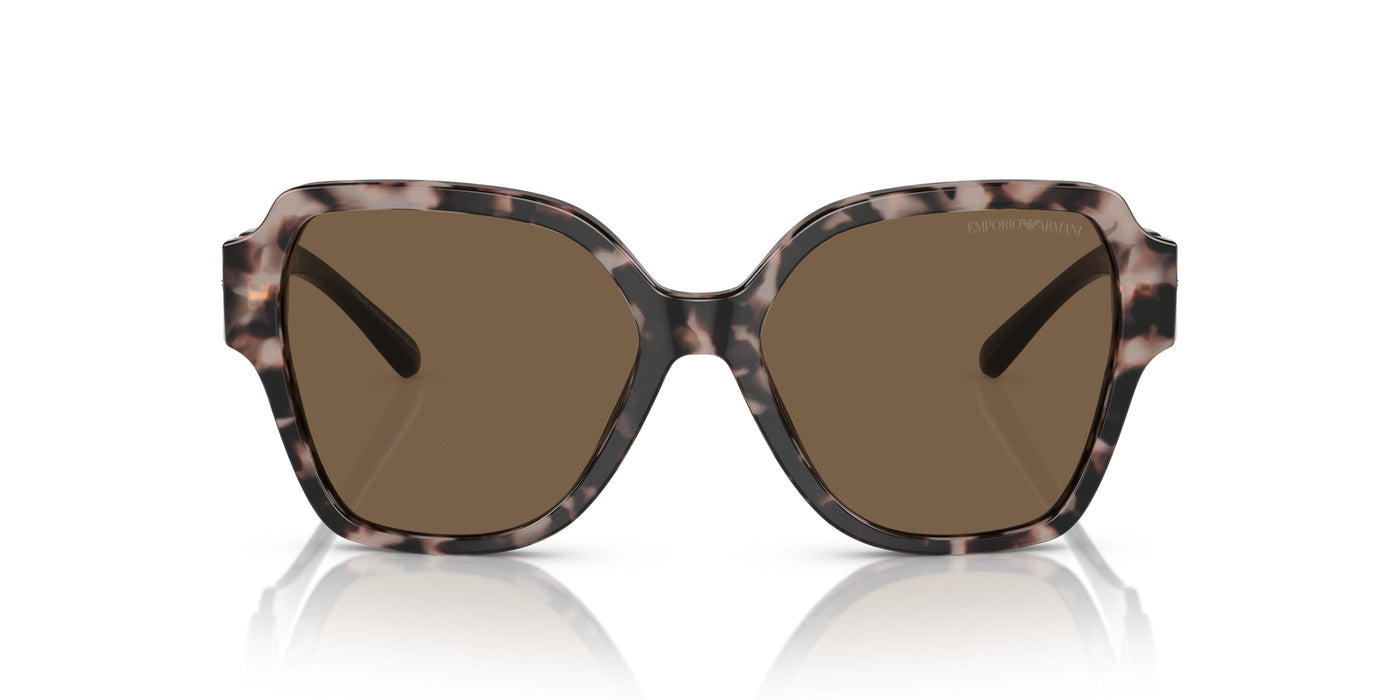 Emporio Armani 0EA4202 541073 Shiny pink havana Square Sunglasses