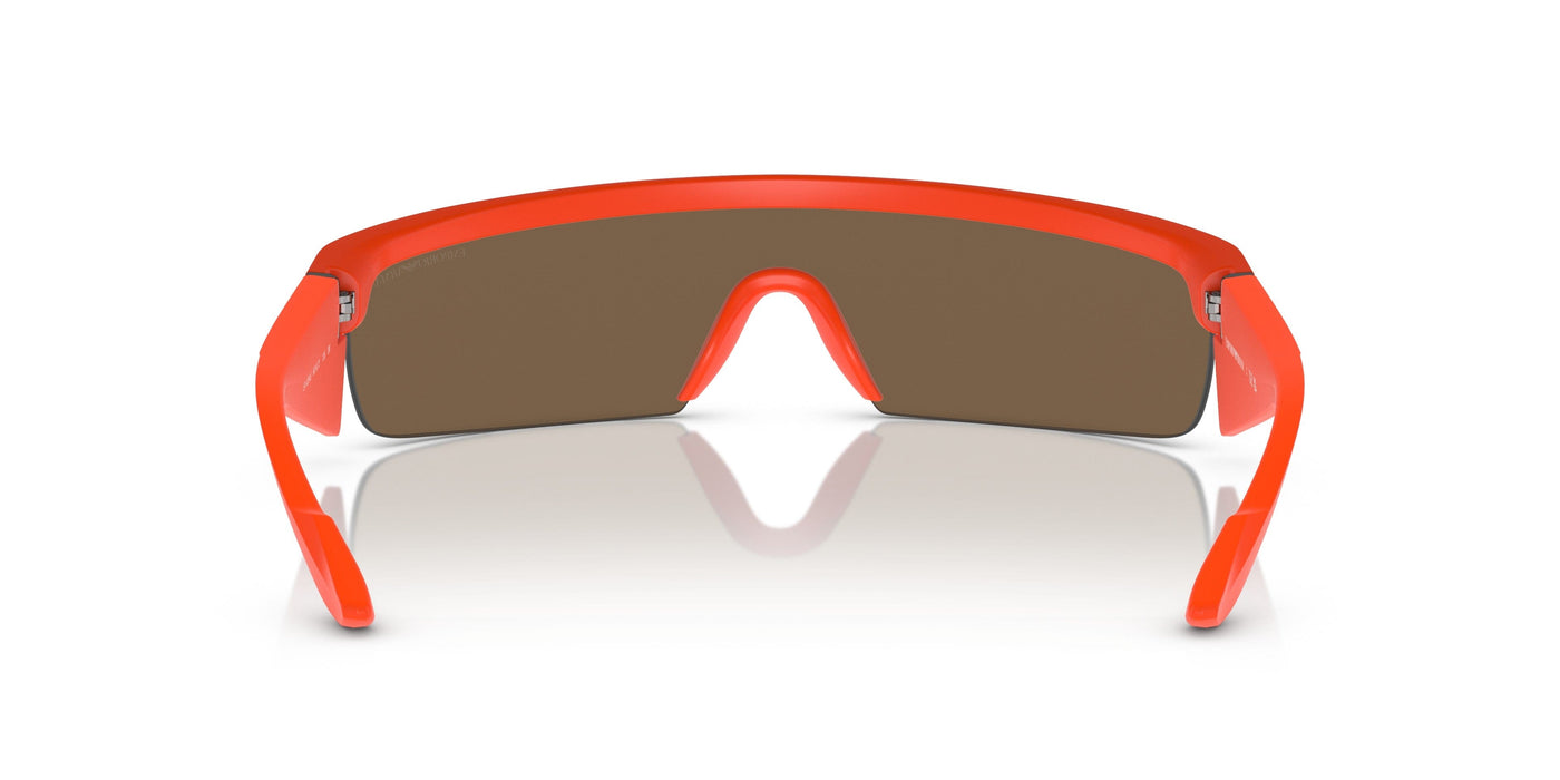 Emporio Armani 0EA4204U 601473 Matte orange Rectangle Sunglasses