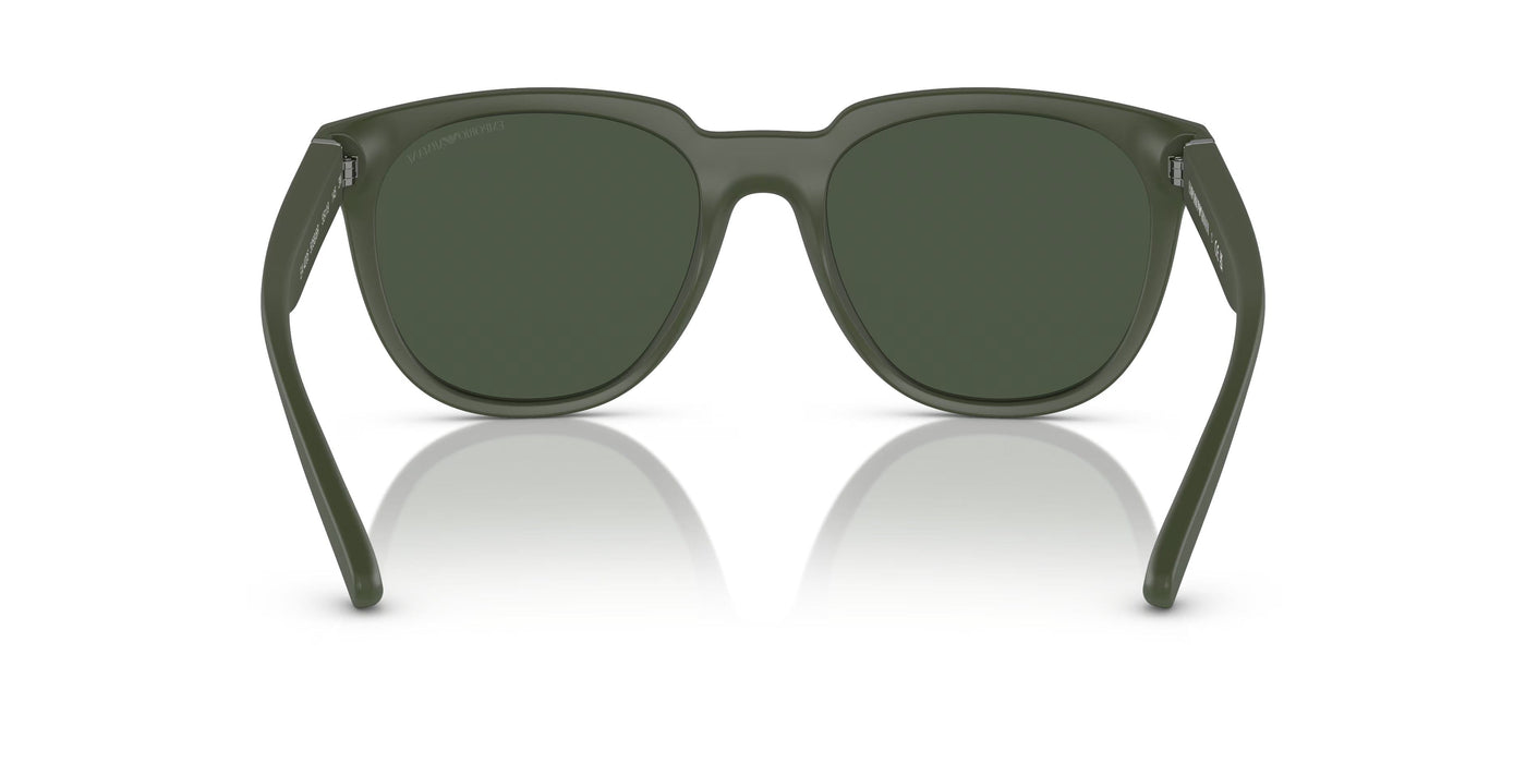 Emporio Armani 0EA4205 50586R Matte green Square Sunglasses