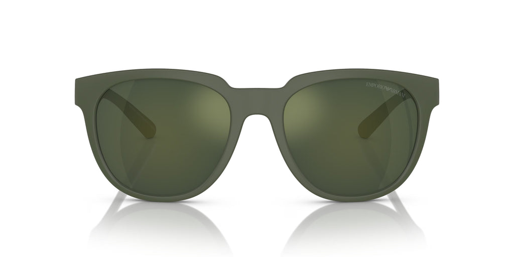 Emporio Armani 0EA4205 50586R Matte green Square Sunglasses