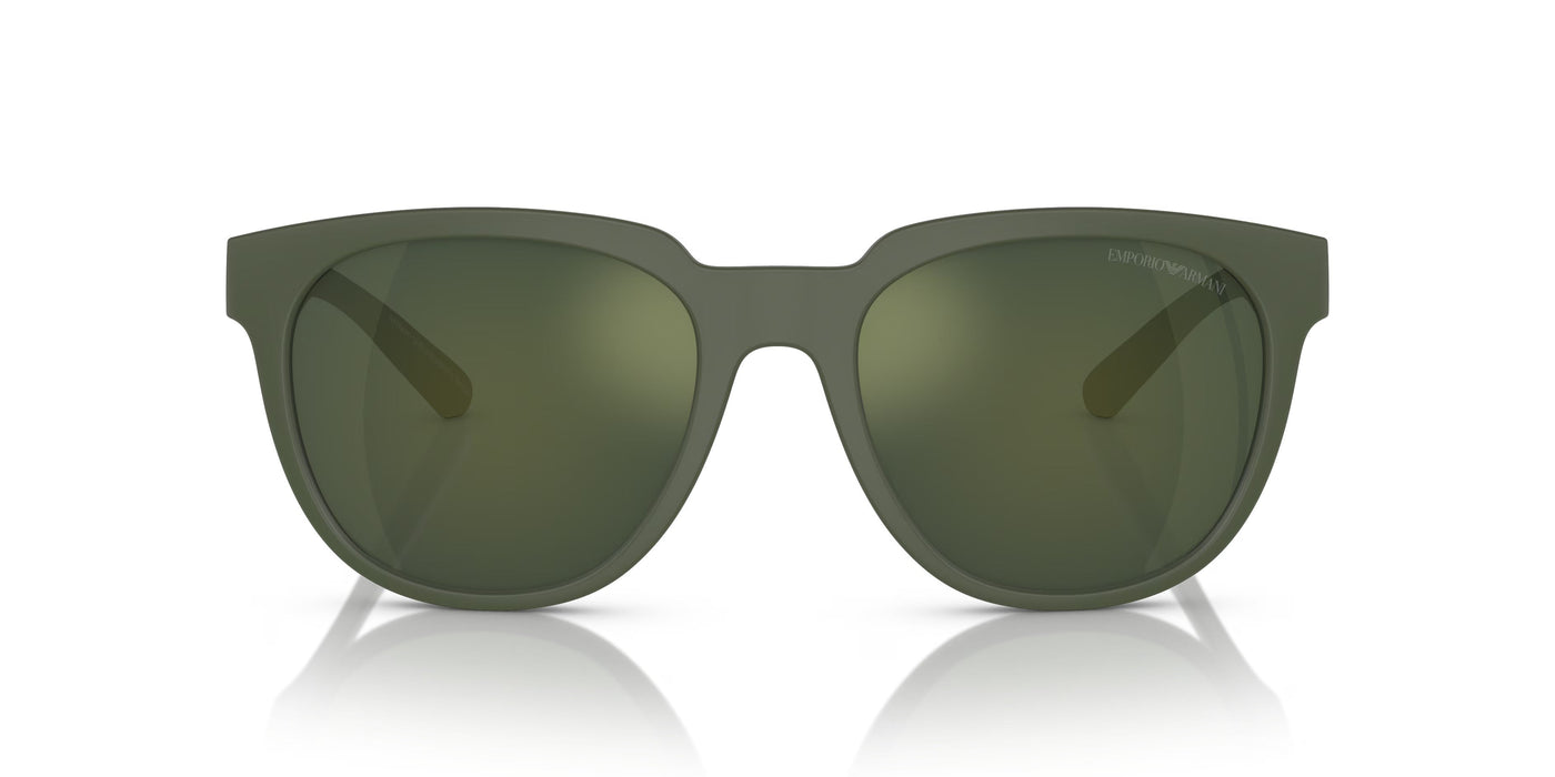 Emporio Armani 0EA4205 50586R Matte green Square Sunglasses