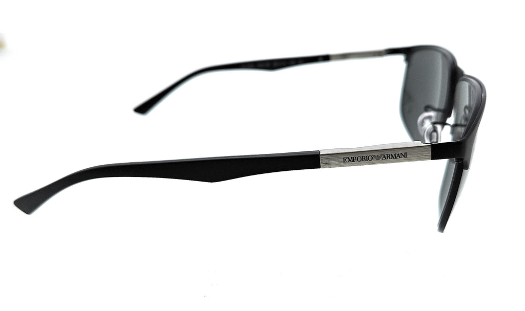 Emporio Armani 0EA2094 300187 Matte black Square Sunglasses