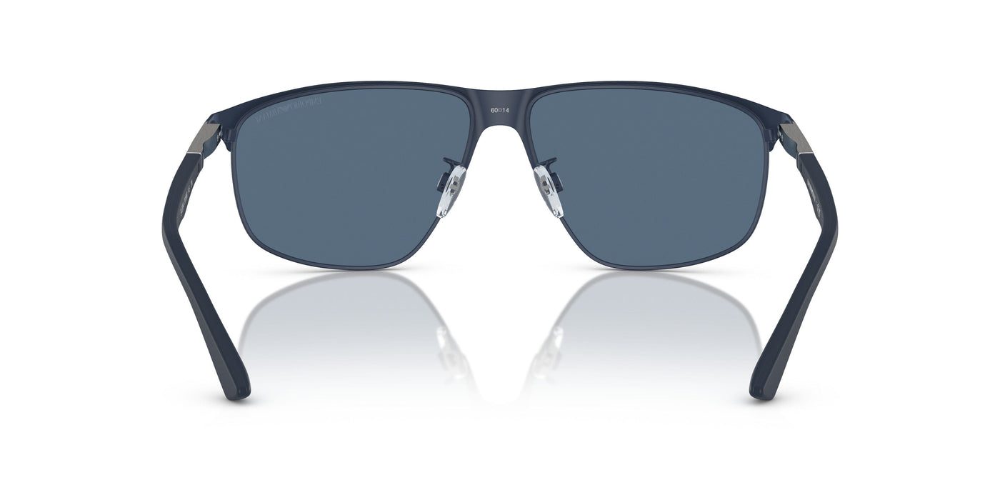 Emporio Armani 0EA2094 301880 Matte blue Rectangular Sunglasses