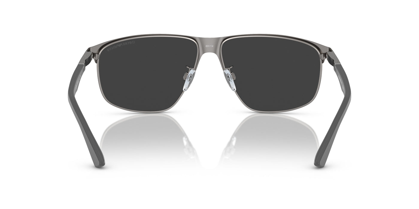 Emporio Armani 0EA2094 30036G Matte gunmeta Rectangular Sunglasses