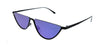 Emporio Armani  Shiny Blue Oval Sunglasses