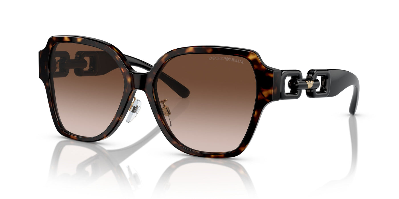 Emporio Armani 0EA4202F 502613 Shiny havana Square Sunglasses