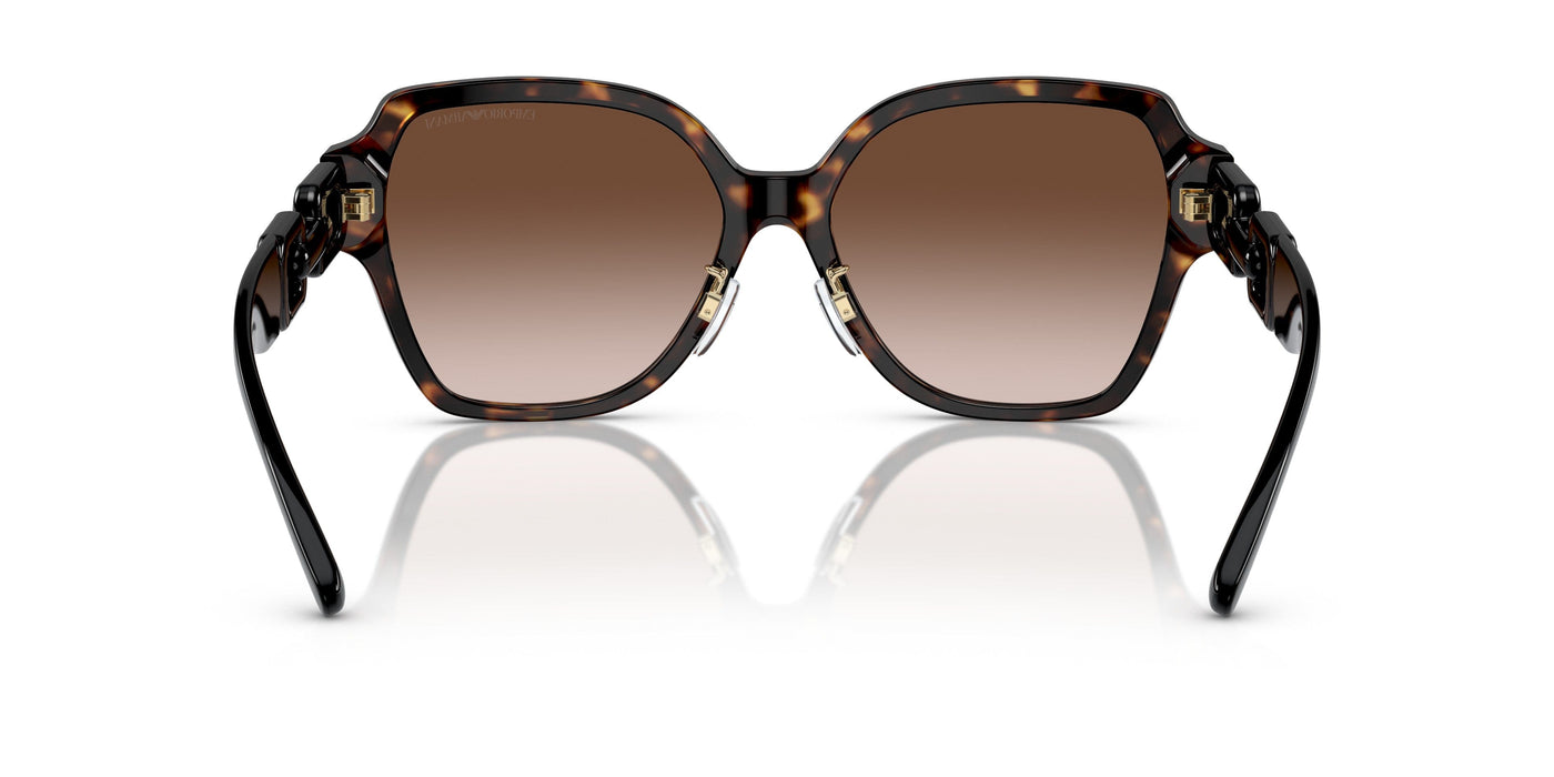 Emporio Armani 0EA4202F 502613 Shiny havana Square Sunglasses