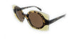 Emporio Armani  Havana Top Transparent Brown  Square Sunglasses