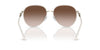 Michael Kors 0MK1128J 123313 Empire  Light Gold/White Round Sunglasses