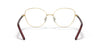 Tory Burch 0TY1073 3316 Shiny Gold Round Eyeglasses