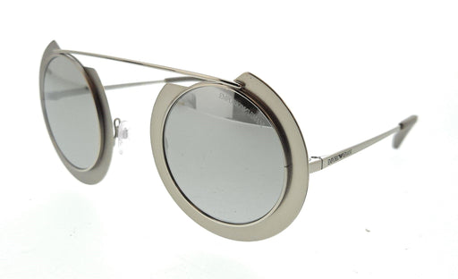 Emporio Armani 0EA2104 33256G Silver  Round Sunglasses