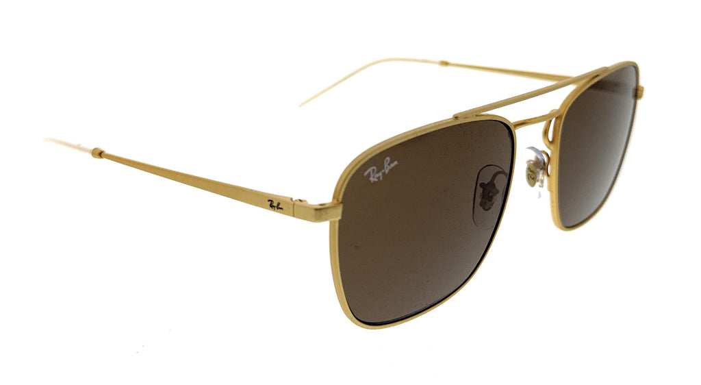 Ray- Ban 0RB3588 901373 B-15 Gold Aviator Sunglasses