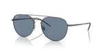 Ray- Ban 0RB3589 92492V Polished Gunmetal Aviator Sunglasses