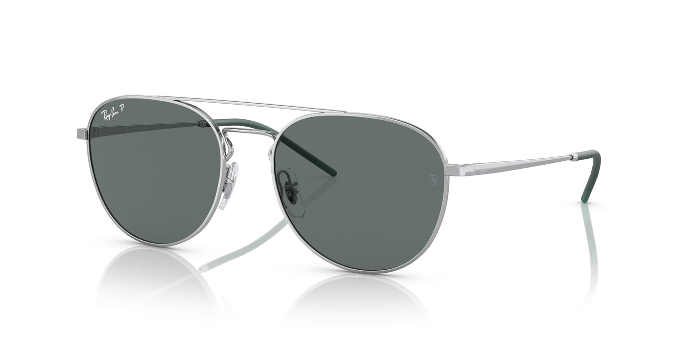 Ray- Ban 0RB3594 901371 Gold Round Sunglasses