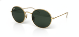 Ray- Ban 0RB3594 901371 Gold Round Sunglasses