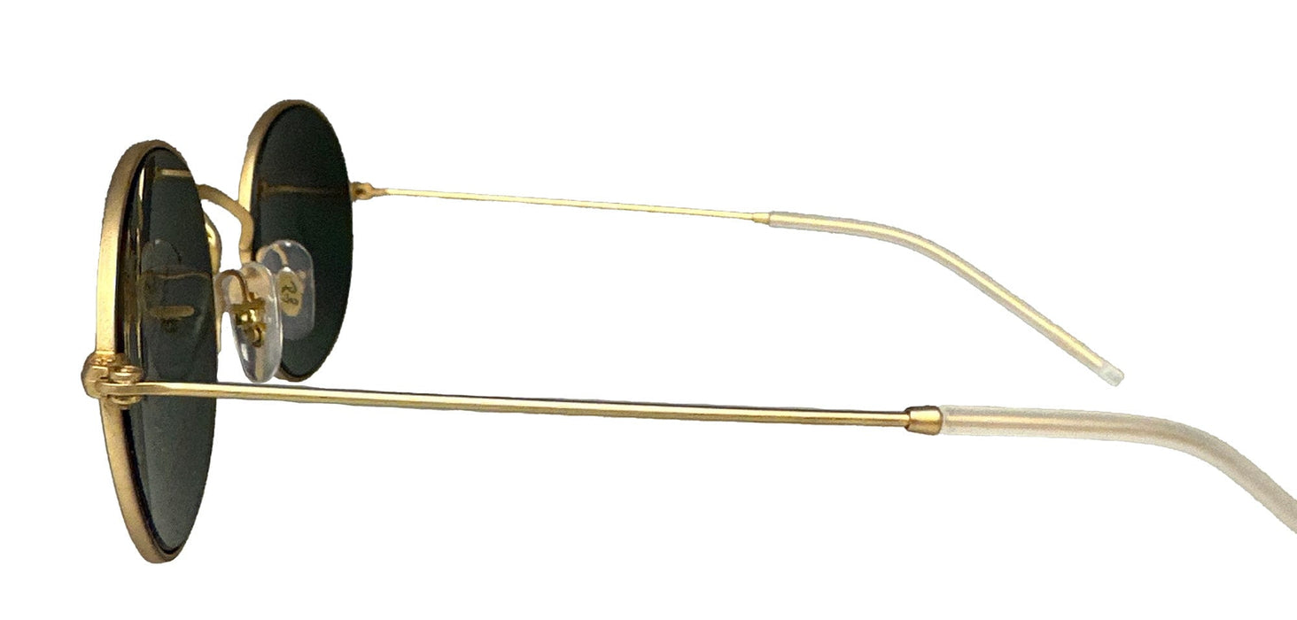 Ray- Ban 0RB3594 901371 Gold Round Sunglasses