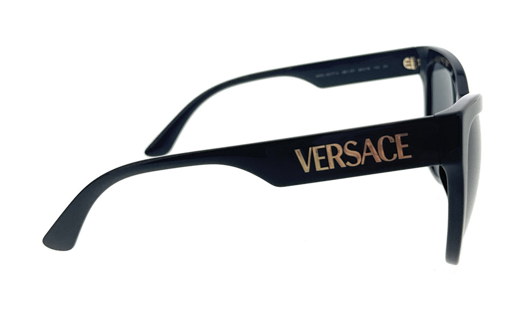 Versace 0VE4417U GB1/87 Black Cateye Full Rim Sunglasses