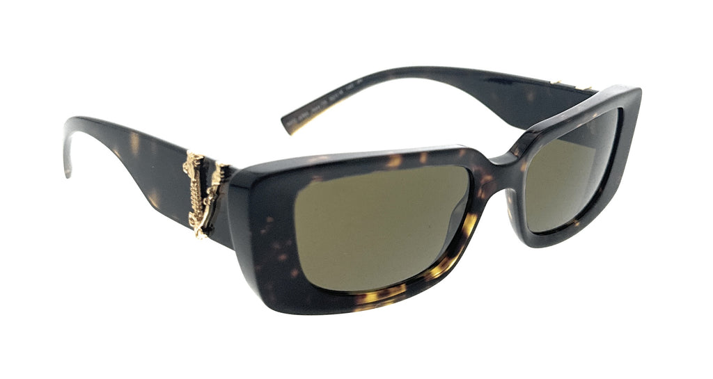 Versace 0VE4382 944/73 Havana Rectangle Sunglasses