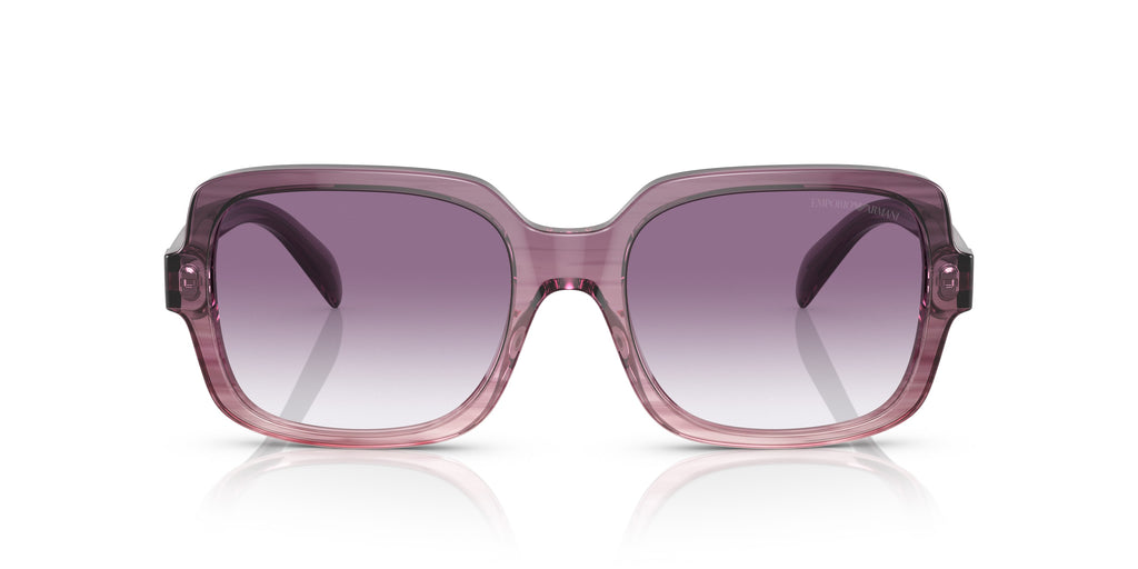 Emporio Armani 0EA4195 59668H Square Gradient violet Sunglasses