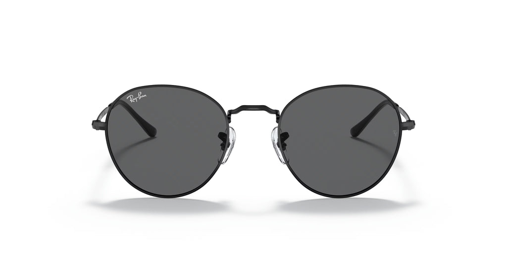 Ray-Ban Round Metal– Black with Dark Lenses, Sleek Vintage Sunglasses