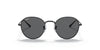 Ray-Ban Round Metal– Black with Dark Lenses, Sleek Vintage Sunglasses