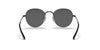 Ray-Ban Round Metal– Black with Dark Lenses, Sleek Vintage Sunglasses