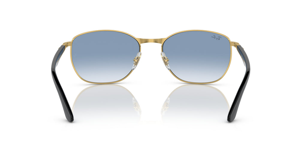 Ray-Ban 0RB3702 90003F Oval  
Black on gold Sunglasses