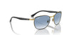 Ray-Ban 0RB3702 90003F Oval  
Black on gold Sunglasses