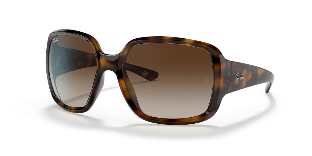 Ray-Ban Oversized Square Sunglasses – Havana Frame with Gradient Lenses