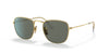 Ray-Ban  Frank Square Gold TitaniumPolarized Sunglasses