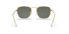 Ray-Ban 0RB8157 921658 Frank Square Gold TitaniumPolarized Sunglasses