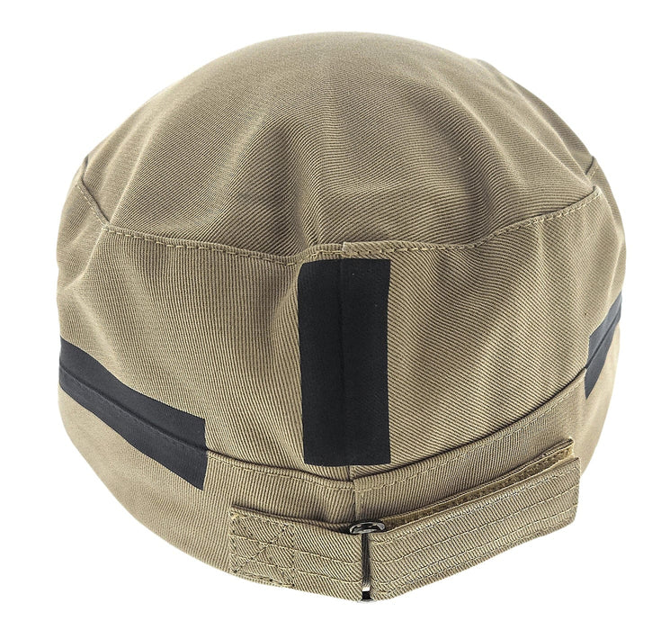 Dolce & Gabbana Black/Beige Military-Style  Cap