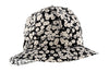 Dolce & Gabbana 100% Silk Black and White Floral Bucket Hat-58