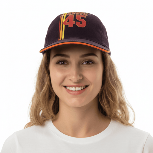 Dolce & Gabbana Purple Retro Print Baseball Cap