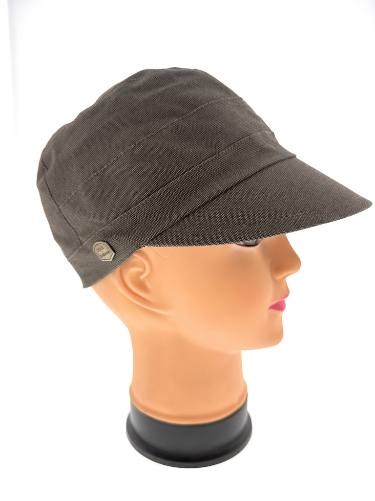 Dolce & Gabbana Grey Solid Signature Stylish Military Inspired  Cap