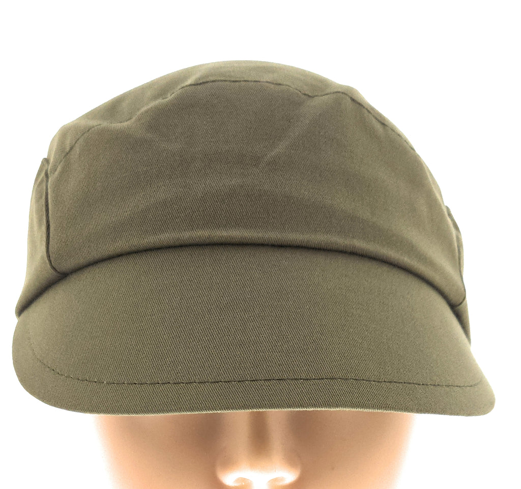 Dolce & Gabbana Olive Green Military-Inspired  Cadet Cap