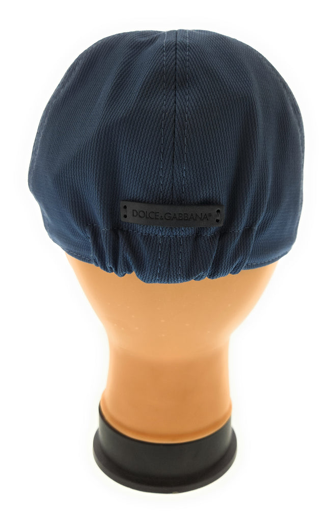 Dolce & Gabbana Navy Blue  Modern Flat Cap