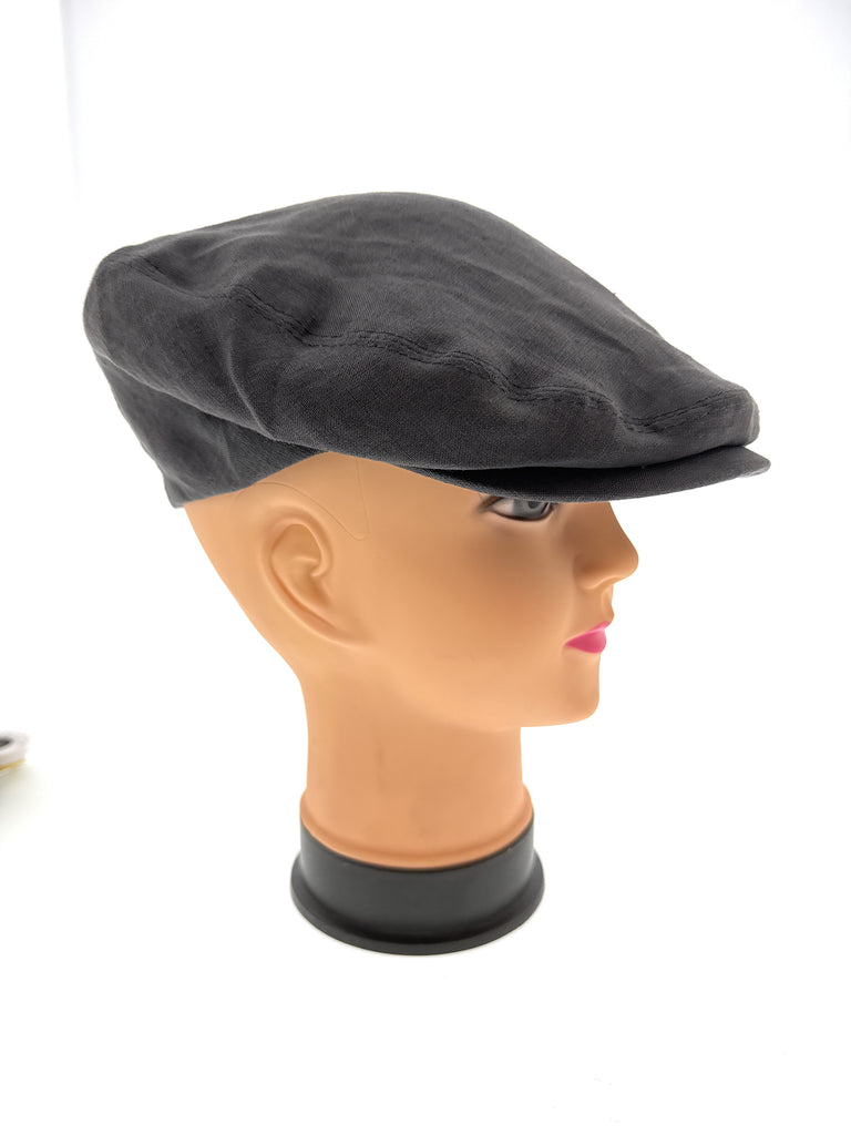 Dolce & Gabbana Anthracite Solid Signature Classic Flat Cap