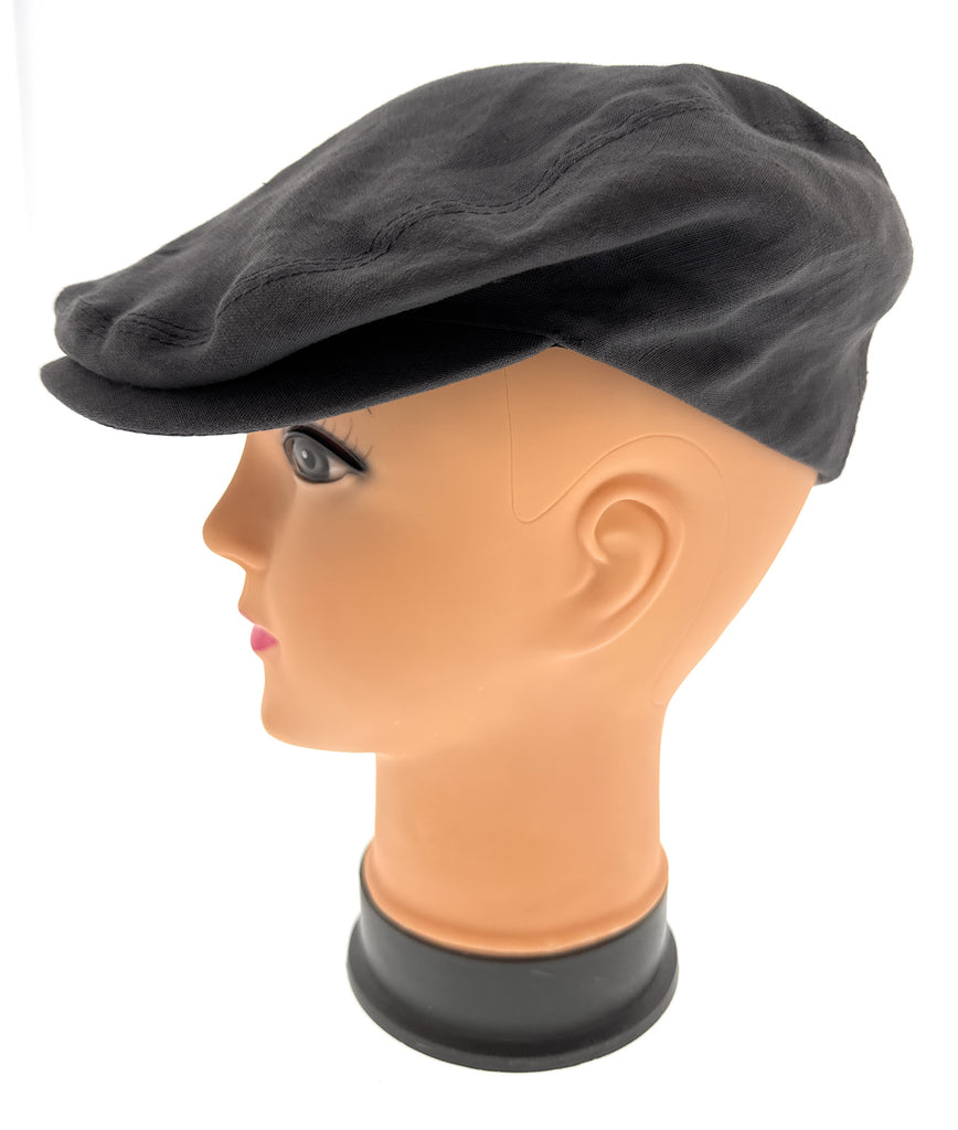 Dolce & Gabbana Anthracite Solid Signature Classic Flat Cap